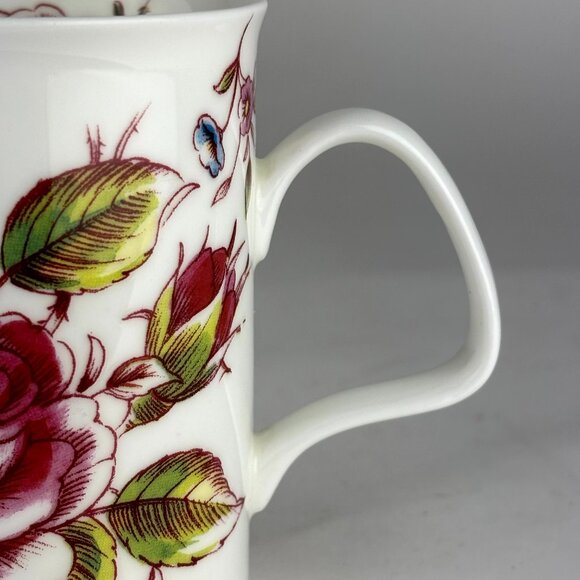 Henley Collection Rose Fine Bone China Mug - Made in England (2008) - Picture 7 of 10